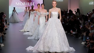 Morilee Madeline Gardner Bridal Spring 2025  Barcelona Bridal Fashion Week  4K [upl. by Ciapha755]