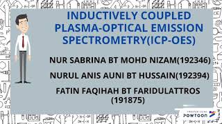 Inductively Coupled Plasma  Optical Emission Spectroscopy ICPOES [upl. by Miof Mela301]