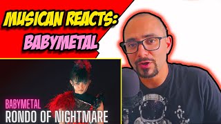 Musician reacts to BabyMetal  Rondo of Nightmare LIVE at Budokan Black Night babymetal reaction [upl. by Anaderol]