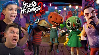 DO NOT TRICK OR TREAT AT HELLO NEIGHBORS HOUSE Hello Neighbor 2 Alpha 15 [upl. by Cherry]