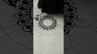 easy mandala drawingsmandala artmandala art for beginners [upl. by Ridgley857]