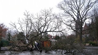 La tempête Eunice frappe durement lEurope et fait plusieurs morts [upl. by Noscire448]