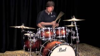 Pearl Masters Premium Legend Drum Set 22101216  Brooklyn Burst [upl. by Denton]