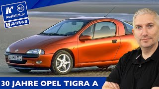 Opel Tigra A wird Oldtimer  30 Jahre Opel Tigra Kaufberatung und Infos  AusfahrtTV Classic News [upl. by Ahsias]