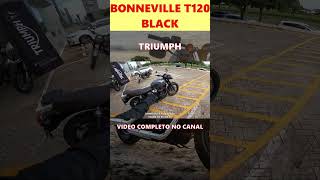 CURTINDO A BONNEVILLE T120 BLACK DA TRIUMPH NA PISTA [upl. by Gentes]