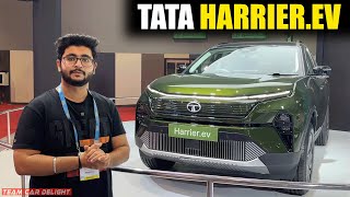 Tata Harrier EV  600 km Range AWD More Features  Walkaround Review [upl. by Aniweta]