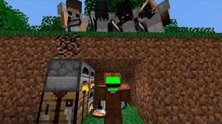 Minecraft Speedrunner VS 4 Cazadores  FINAL [upl. by Muhcon]