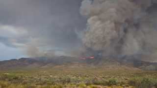 Yarnell Hill Fire from Congress AZ [upl. by Olivette]