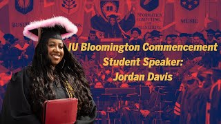 Indiana University 2022 Student Commencement Speaker Jordan Davis [upl. by Itsuj]