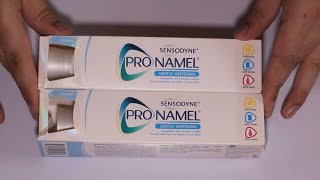 Sensodyne Proname Toothpaste Gentle Whitening Toothpaste  Teeth Whitening [upl. by Dielle]