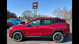 2024 GMC Terrain AT4 Volcanic Red Tintcoat  17046 [upl. by Irtimd210]