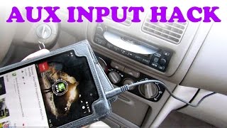 Aux Input CD Stereo Hack [upl. by Otreblada895]