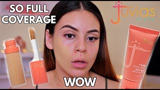 NEW JUVIAS PLACE I AM MAGIC FOUNDATION amp CONCEALER FIRST IMPRESSION REVIEW  WEAR TEST  JuicyJas [upl. by Tobye]