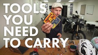 Brets Adventure Motorcycle Tool Kit  The Basics  Dont Get Stranded  MOTO EDC [upl. by Ettennat]