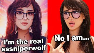 I Created An AI Of Myself  SSSniperWolf AI [upl. by Eizdnil]