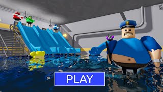 INSIDE OUT 2 WATERPARK PRISON RUN BARRY roblox obby [upl. by Tletski494]