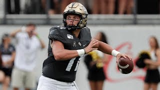 Dillon Gabriel Full Debut Highlights 20190907 Stanford vs UCF  347 Yards 4 TDs [upl. by Ellenahc]