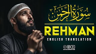 Surah Ar Rahman  Mishary Rashid Alafasy with English Translation [upl. by Neelrak]