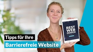 So wird die Website barrierefrei Tipps für eine nachhaltigere Website  Kurz erklärt [upl. by Atem]