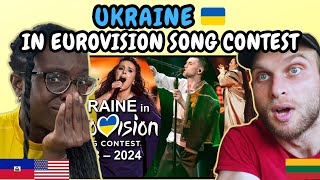 REACTION TO Ukraine 🇺🇦 in Eurovision Song Contest 20032024  FIRST TIME WATCHING [upl. by Freiman]