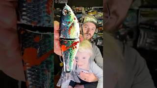 CATCH challenge with CUSTOM Painted Glide Bait from PEAK BAITS bassfishing fishing fishingvideo [upl. by Ahsimal]