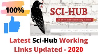 SciHub not Working  Working Links November 2021 [upl. by Attekram]