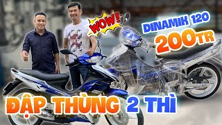 Ns Tiết Cương lần đầu tiên trong đời đập thùng xe 2 thì Dinamik 120 hàng hiếm trị giá trên 200 triệu [upl. by Jeanelle677]