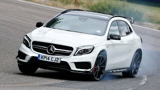 MercedesBenz GLA45 AMG tested  is this 355bhp crossover worth £44k [upl. by Leonardi946]