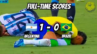 MATCH Highlights  Argentina 🇦🇷 1  0 Brazil 🇧🇷  World Cup Qualifiers 2026 [upl. by Itaws]