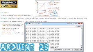 Arduino23CONVERTIR VALEUR 01023 ENTRÉE ANALOGIQUE en VALEUR de TENSION et type de VARIABLE float [upl. by Teleya889]