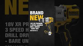 NEW from DEWALT®  18V XR 3Speed Hammer Drill Driver DCD1007NXJ [upl. by Bonni]