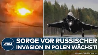 PUTINS KRIEG Russen greifen Wohnhäuser und Energieversorgung an Polen fürchtet zunehmend Invasion [upl. by Aara]