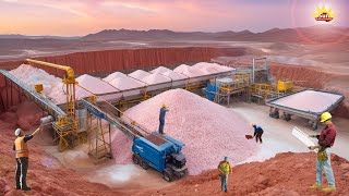 Himalayan pink salt how is it made [upl. by Hannis]