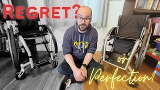 Do I regret the changes I made to my new wheelchair New rigid light manual wheelchair review [upl. by Yoreel]