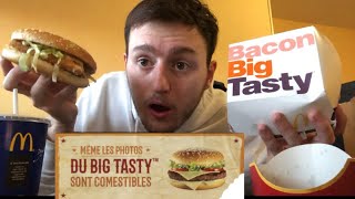 DÉGUSTATION MC DONALD’S BIG TASTY BŒUF BACON amp BIG TASTY CHICKEN BACON [upl. by Latrena]