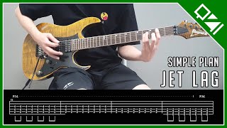 Simple plan  Jet lag guitar cover TAB  Jet lag 기타악보 [upl. by Olympia]