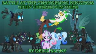 Battle At The Changeling Kingdom Queen Chrysalis Boss Theme [upl. by Nileuqcaj]