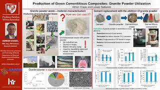 Production of Green Cementitious Composites Granite Powder Utilization [upl. by Sager]