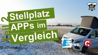 Caramaps und Camperstop im 2Teil vom großen Stellplatz App Test [upl. by Chad]