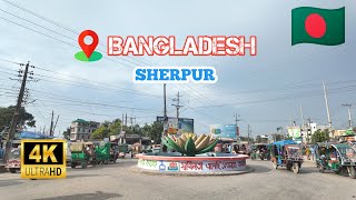 Bangladeshi 4K Walking Tour Mymensingh City 2024  Shapla Square Sherpur 4k Walking Tour 2024 [upl. by Verdie798]