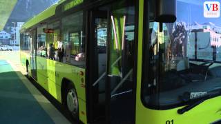 Neue Hybridbusse im Einsatz [upl. by Ahsemo]