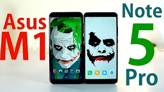 Asus Zenfone Max Pro M1 vs Redmi Note 5 Pro Comparison  Camera  Performance  Battery Life  Specs [upl. by Rosdniw]