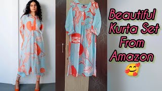 Amazon Kurta Set Honest Review 🥰 [upl. by Anerual]