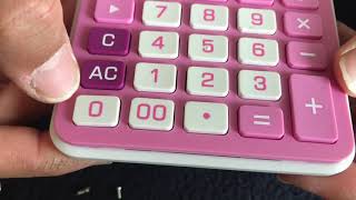 CASIO MS20 Calculator  How to change the battery at home [upl. by Nnazil]