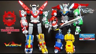 VOLTRON CLASSIC 84 amp VOLTRON LEGENDARY DEFENDER Toy Review [upl. by Pen746]