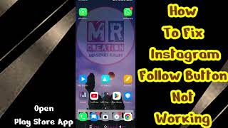 How to Fix Instagram Follow Button Not Working  IG Follow Button Not Working Solutions [upl. by Aifos295]