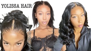 Versatile Frontal Wig Quick amp Easy Install No Plucking No Bleaching amp No Styling Ft Yolissa Hair [upl. by Muhammad]