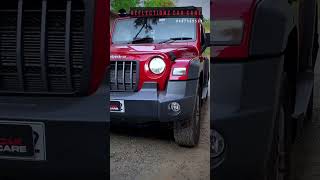 New Mahindra Thar Headlight upgrade Osram 50W 4200k LED viral trending shorts [upl. by Kaila]