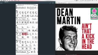 Aint That Kick in the Head Chords at MyPartitur  Dean Martin [upl. by Adon]