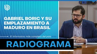 Gabriel Boric y su emplazamiento a Maduro en Brasil [upl. by Etnovahs]